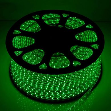 Светодиодная LED лента 220v 2835 60led/m зеленый фото