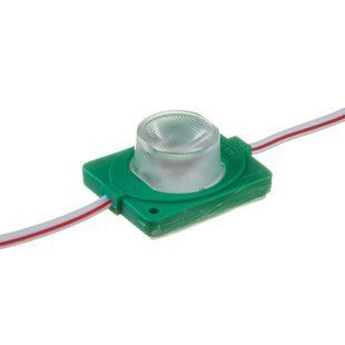 LED модуль инжекторный 12v SMD 3030 1led Зеленый фото