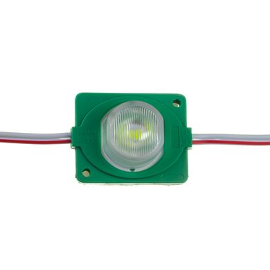 LED модуль інжекторний 12v SMD 3030 1led Зелений фото