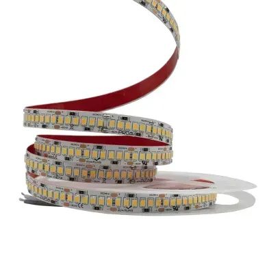 Світлодіодна LED стрічка 24v 2835 240led/m ip20 теплий фото