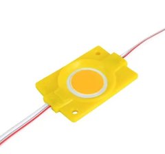 LED модуль 12v COB 2,4w Жовтий фото
