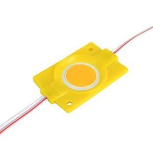 LED модуль 12v COB 2,4w Желтый фото