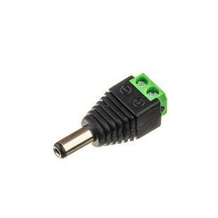 Конектор для LED стрічки №12 штекер живлення тато фото
