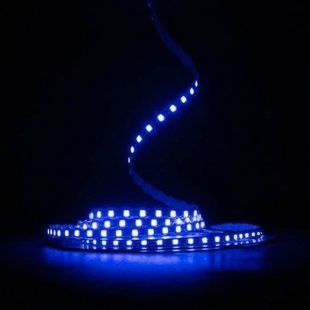 Светодиодная LED лента S-type 12v 2835 110led/m ip67 Spray синий фото