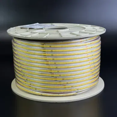 Світлодіодна стрічка 220v COB 240led/m білий фото