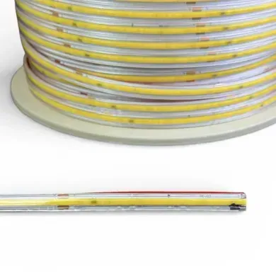 Світлодіодна стрічка 220v COB 240led/m білий фото
