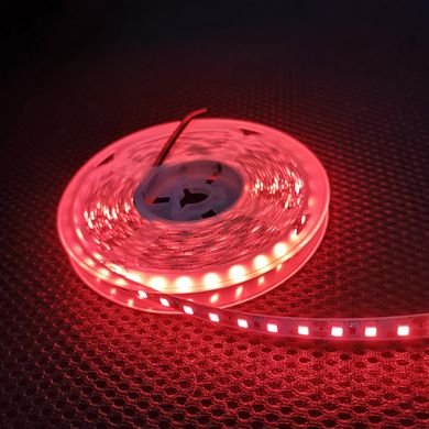 Світлодіодна LED стрічка 12v 2835 120led/m ip20 червоний Стандарт фото