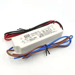 Блок живлення 12v 1,67а 20w ip67 Mean Well LPV фото