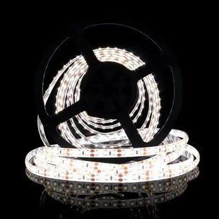 Светодиодная LED лента 12v 2835 120led/m ip65 белый Премиум фото