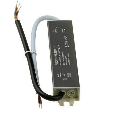 Блок живлення 12v 3,33а 40w ip67 AVT фото