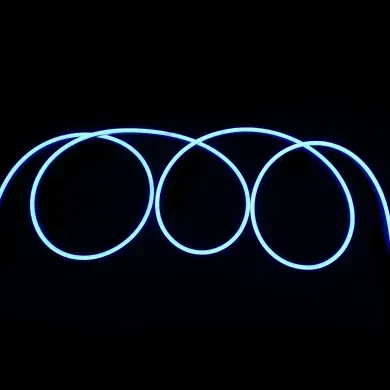 Гнучкий LED неон 220v 6*12мм синій фото
