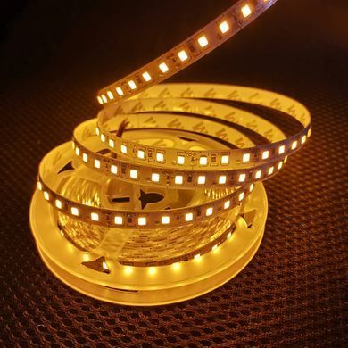 Комплект світлодіодної LED стрічки 10м 120led/m жовтий фото