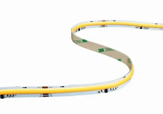 Світлодіодна LED стрічка Біжуча хвиля COB 24v 360led/m ip20 Теплий фото