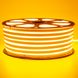 Гибкий LED неон 220v 8*16мм желтый Стандарт фото