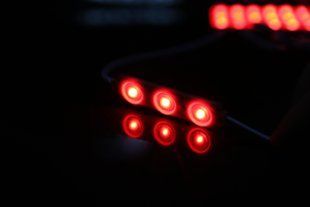 Светодиодный модуль OPTX 12v 0,72w 2835 3led Красный фото