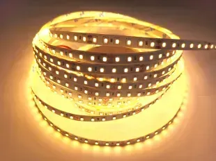 Светодиодная LED лента 24v 2835 120led/m ip20 теплый Премиум фото