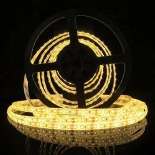 Светодиодная LED лента 12v 2835 120led/m ip65 теплый Премиум фото