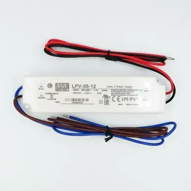 Блок живлення 12v 3а 35w ip67 Mean Well LPV фото