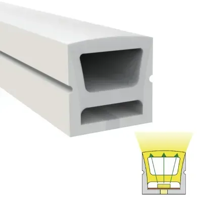 Силиконовый профиль для LED ленты 10*10мм 1м