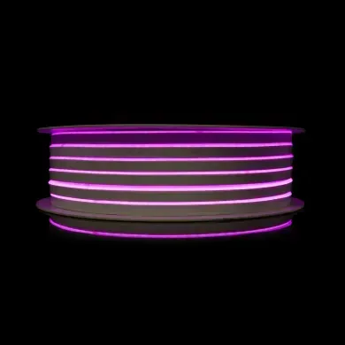 Гнучкий LED неон 12v 6*12мм 1см фіолетовий фото