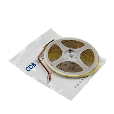 Светодиодная лента COB 24v 520д/м 10мм белый фото