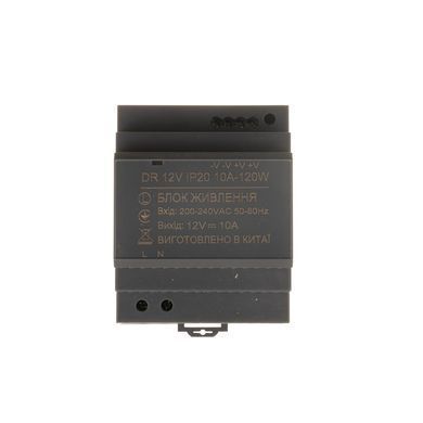 Блок живлення на DIN-рейку 12v 10а 120w DR фото