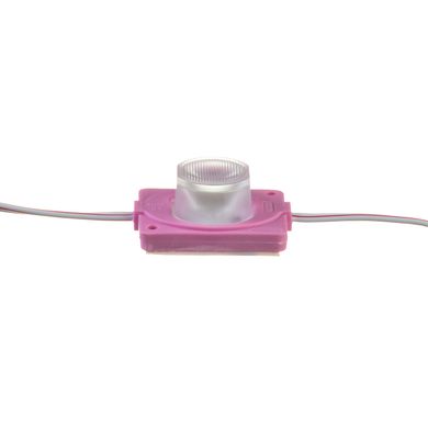LED модуль інжекторний 12v SMD 3030 1led Рожевий фото