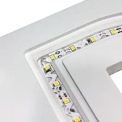 Світлодіодна LED стрічка S-type 12v 2835 120led/m ip20 білий Преміум фото