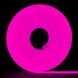 Гнучкий LED неон 12v 6*12мм 1см світло-рожевий Стандарт фото