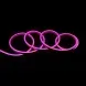 Гнучкий LED неон 12v 6*12мм 1см світло-рожевий фото
