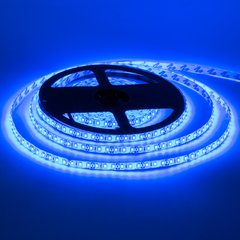 Светодиодная LED лента 12v 2835 120led/m ip65 синий Стандарт фото