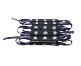LED модуль 12v SMD 5050 3led RGB с линзой фото