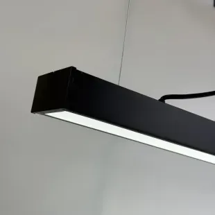 Підвісний світильник 220v 120см 36w 6500К, Чорний, Білий 6500К
