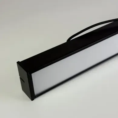 Підвісний світильник 220v 120см 36w 6500К, Чорний, Білий 6500К