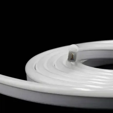 Гибкий LED неон 220v 15*25мм белый фото
