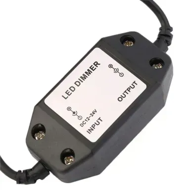Диммер для LED ленты 6А мини Черный фото
