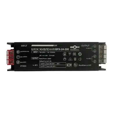 Блок живлення Professional 24v 8а 200w ip20 фото