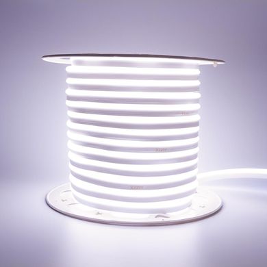 Гнучкий LED неон 220v 9*17мм білий Преміум фото