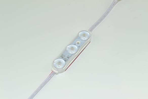 Светодиодный модуль SHINE 12v 3led 1,08w с линзой фото