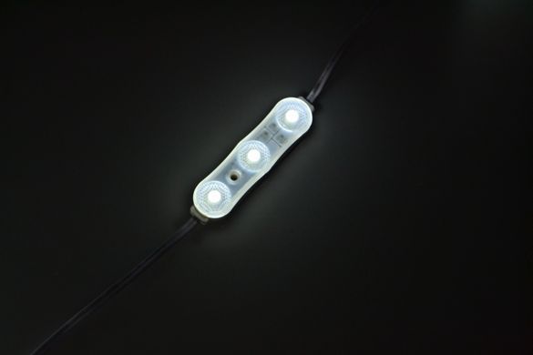 Светодиодный модуль SHINE 12v 3led 1,08w с линзой фото