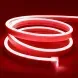 Гнучкий LED неон 12v Червоний 5 метрів комплект